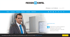Desktop Screenshot of fecken-kirfel.de